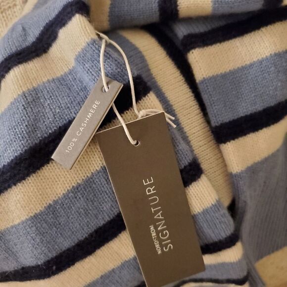 Nordstrom Signature Stripe Cashmere Sweater - Picture 12 of 13